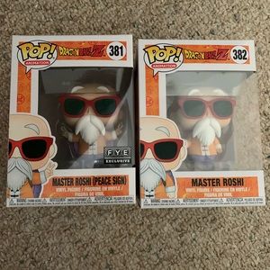 Funko DragonballZ Master Roshi PEACE SIGN ONLY